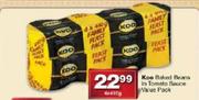 Koo Baked Beans In Tomato Sauce Value Pack-4x410g