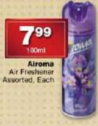Airona Air Freshener Assorted-180ml Each