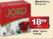 Joko Tagless Teabegs-100's
