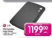 LG 1TB Portable Hard Drive