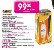 BIC Crystal Ballpen-Per 50 Box