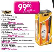 BIC Orange Ballpen-Per 20 Box