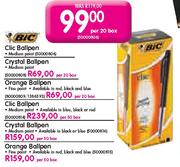 BIC Clic Ballpen-Per 20 Box