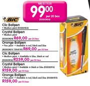 BIC Orange Ballpen-Per 50 Box