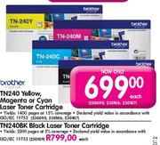Brother Yellow,Magenta Or Cyan Laser Toner Cartridge-TN240