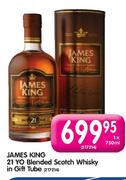 James King 21 YO Blended Scotch Whisky in Gift Tube-750ml