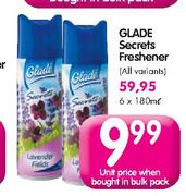 Glade Secret Freshener-180ml