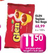 Glen Tagless Tea Bags-100's