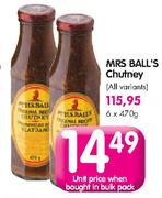 Mrs Ball's Chutney-470g