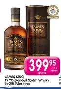 James King 15 YO Blended Scotch Whisky in Gift Tube-750ml