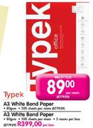 Typek A3 White Bond Paper-Per Box