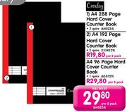 Croxley A4 192 Page Hard Cover Counter Book-Per 2 Pack