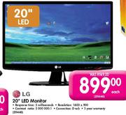 LG LED Monitor-20"