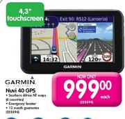 Garmin Nuvi 40 GPS-4.3" Each