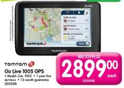 Tomtom Go Live 1005 GPS-5" Each