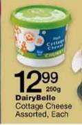 Dairy Belle Cottage Cheese Assorted-250g Each