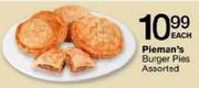 Pieman's Burger Pies Assorted-Each