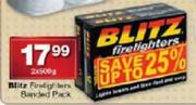 Blitz Firelighters Banded Pack-2*500g