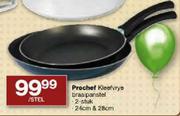 Prochef Kleefvrye Braaipanstel-2Stuk
