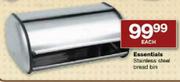 Essentials Stainless Steel Bread Bin-Each