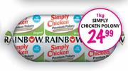 Simply Chicken Polony-1kg