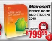 Microsoft Office Home and Student 2010