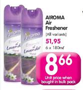 Airoma Air Freshner(All Variants)-6x180Ml