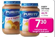 Purity 3rd Foods(All Variants)-6x200Ml