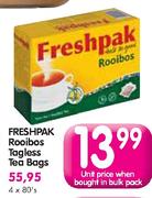Freshpak Rooibos Tag Less Tea Bags-80's