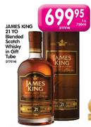 James King 21 Yo Blended Scotch Whisky In Gift Tube-1x750ml