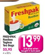 Freshpak Rooibos Tagless Tea Bags-80's