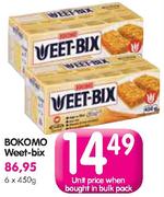 Bokomo Weet-Bix-6x450g