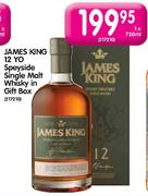 James King 12 Yo Speyside Single Malt Whisky In Gift Box-1x750ml
