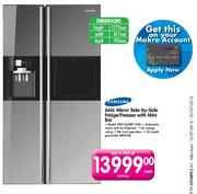 Samsung Mirror Side By Side Fridge/Freezer With Mini Bar-660L