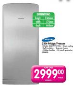 Samsung Fridge/Freezer-230L