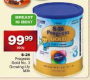 S-26 Progress Gold No. 3 Growing-Up Milk-900g