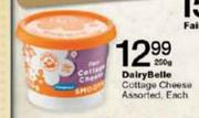DairyBelle Cottage Cheese Assorted, Each-250g