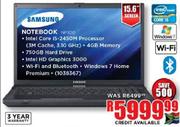 Samsung 15.6" Screen Notebook NP300