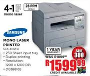 Samsung Mono Laser Printer (SCX-4729FD)