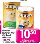 Pamper Wet Cat Food (All Variants)-385g/400g