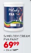 Melody Cream PVA Paint-20l