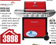 Megamaster Patio Gas 340SE Red