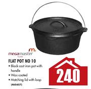 Megamaster Flat Pot No 10