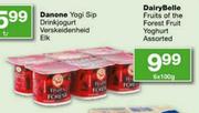 DairyBelle Fruits of the Forest Fruit Yoghurt-6x100gm