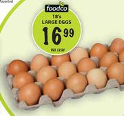 Foodco Large Eggs-18's Per Tray