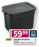 Addis Black Roughtote-68Ltr(620mm x 410mm x 425mm)