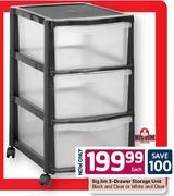 Big Jim 3-Drawer Storage Unit Each