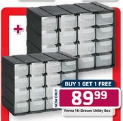 Perma 16-Drawer Utility Box
