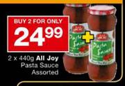 All Joy Pasta Sauce-2 x 440gm
