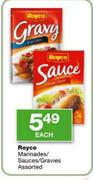 Royco Marinades/Sauces/Gravies Assorted-each